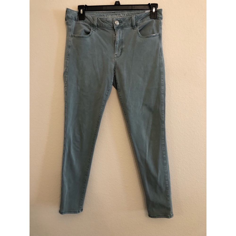 Teal American Eagle Jeggings